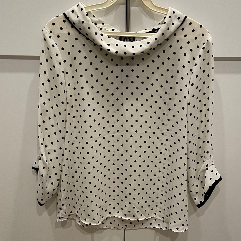 Zara Polka Dot Blouse